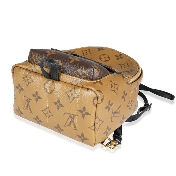 Louis Vuitton Monogram & Monogram Reverse Canvas Palm Springs Mini Backpack - Picture 6 of 7